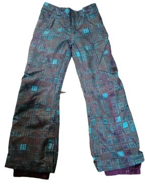 DC Purple Snowboard Pants Youth Size Large
